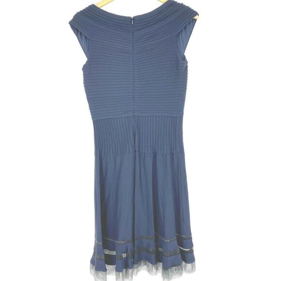 Tadashi Shoji Dress Pintuck Jersey - Picture 5 of 8